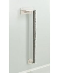 Trixie Wand-Set 1, Stamm mit Wandhaltern, 35×130×25cm, weiss/grau