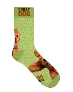 Socken "Crazy Dog", grün