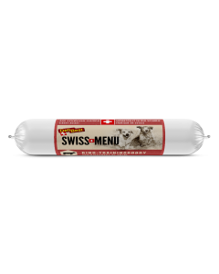 SWISS Menu Rind - Trainings-Wurst, 200g | Für Hunde
