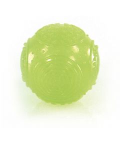swisspet Ball Glow, grün, mit Quitscher
