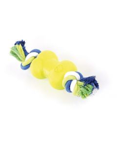 swisspet Foam-Play Knochen mit Seil, gelb