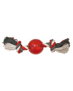 swisspet Strong Ball mit Seil, rot