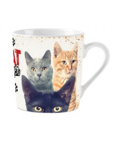 Tasse mit 3 Katzen "Cat Lover"