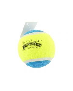 Pawise Tennisball, gelb-blau, 6cm | Spielzeug für Hunde