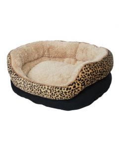 swisspet Hunde- + Katzenbett Tongo, Leopard
