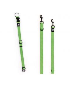 TrendLine ONE Halsband und Führleine, grün