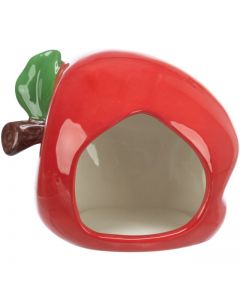 Trixie Keramikhaus Apfel, Hamster-Mäuse, rot 