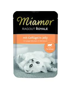 Miamor Alleinfuttermittel Ragout Royale Kitten Geflügel - 22x100g