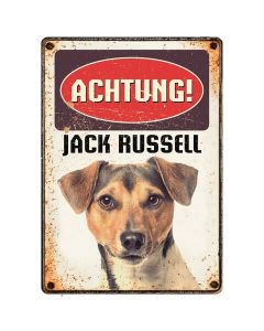 Warnschild "Achtung Jack Russell", 21x15cm