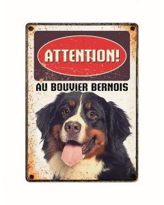 Warnschild "Attention au  Bouvier Bernois", 21x15cm