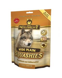 WOLFSBLUT Squashies Wide Plain Large Breed - 300g | Hundesnack