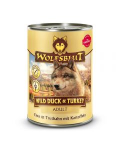 WOLFSBLUT NASSFUTTER Wild Duck + Turkey