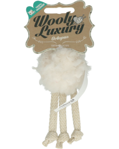 HO Wooly Luxury Oktopode, weiss - 4x7.5cm | Für Katzen