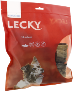 LECKY Fish natural Fischstücke | Kauartikel
