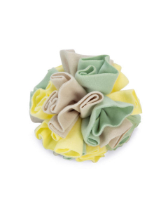 JS Beeztees Spiel- und Leckerli Ball Izzy, 13x13x13cm - mehrfarbig | Für Welpen