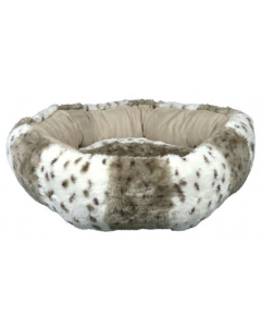 Bett Leika, beige-weiß/beige