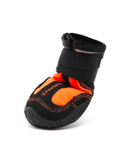 "All weather" Hundepfotenschutz hoch, orange (2 Stück)