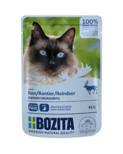 BOZITA Häppchen in Sauce mit Rentier - POUCH 85g