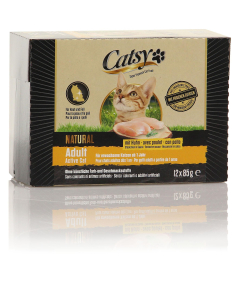 DE Catsy Adult Active Cat Chicken Pouches - 12x85g Box | Katzen-Nassfutter