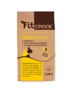 cdVet Fit-Crock Energy+Lac | Ergänzungsfutter für Hunde