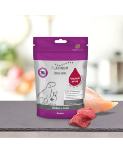PLATINUM Click-Bits Chicken+Lamb - 150g