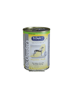 JS Dr.Clauder`s Selected Meat Sensible Huhn pur - 400g | Premium Hunde-Nassfutter