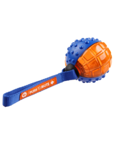 JS GiGwi Push to mute Ball - 24x7 cm | Wurfspielzeug für Hunde