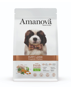 PV Amanova Puppy - Large Exquisite Chicken Low Grain - Huhn