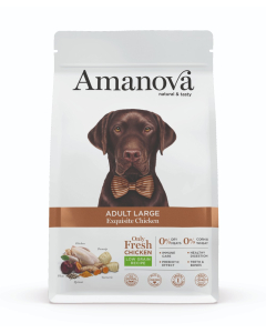 Amanova Dog Adult Large - Exquisite Chicken Low Grain - Huhn 