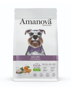 PV Amanova Dog Mature - Fish Delicacy Low Grain - Weisser Fisch