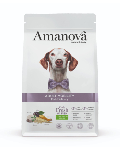 Amanova Dog Adult Mobility - Fish Delicacy Low Grain - Weisser Fisch