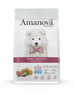 PV Amanova Puppy Sensitive - Salmon Deluxe Grain Free - Saumon 