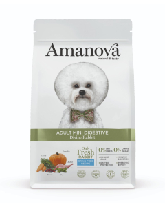 Amanova Dog Adult Mini Digestive - Divine Rabbit Grain Free - Kaninchen