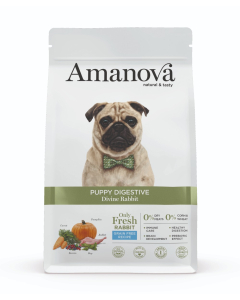 Amanova Puppy Digestive - Divine Rabbit Grain Free - Kaninchen
