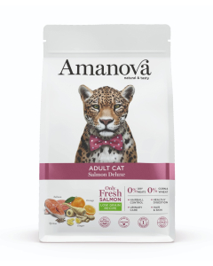 Amanova Cat Adult - Salmon Deluxe Low Grain - Lachs