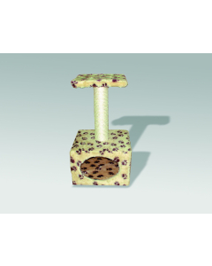 Kratzbaum Lapis, beige mit Tatzen, marine, beige oder grau