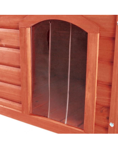 Kunststofftür für Flachdach Hundehütte