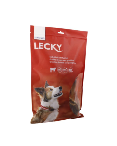 LECKY Kalbsöhrli mit Muschel | Kauartikel