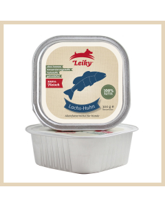 Leiky Hunde-Nassfutter Lachs-Huhn pur 300g