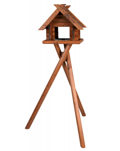 natura Futterhaus mit Ständer - 47 × 40 × 36, 1,40 m