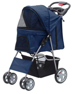 Pawise Hundewagen / Haustierbuggy, blau