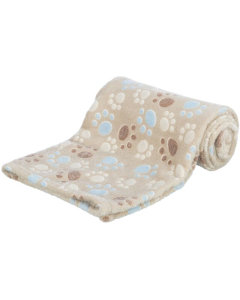 Decke Laslo, Softfleece, beige