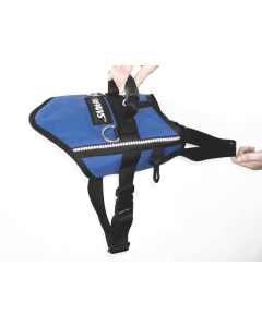 JS FitPAWS Safety Harness, blau | Für Hunde