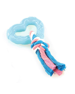 Puppy-Play Herz, hellblau 