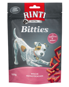 Rinti Snack Extra Bitties Huhn mit Karotten & Spinat