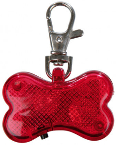 Safer Life Flasher für Hunde, rot