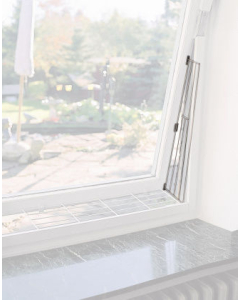 Schutzgitter für Fenster, weiss