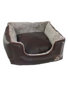 swisspet Hunde- & Katzenbett Leoni, braun