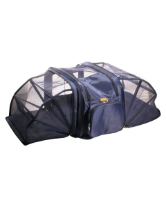 swisspet Hunde- und Katzentransporttasche Bologna Navy, marineblau 