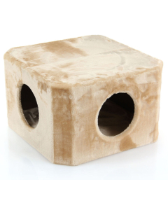 swisspet NEWsystem Höhle eckig 2-Loch, beige